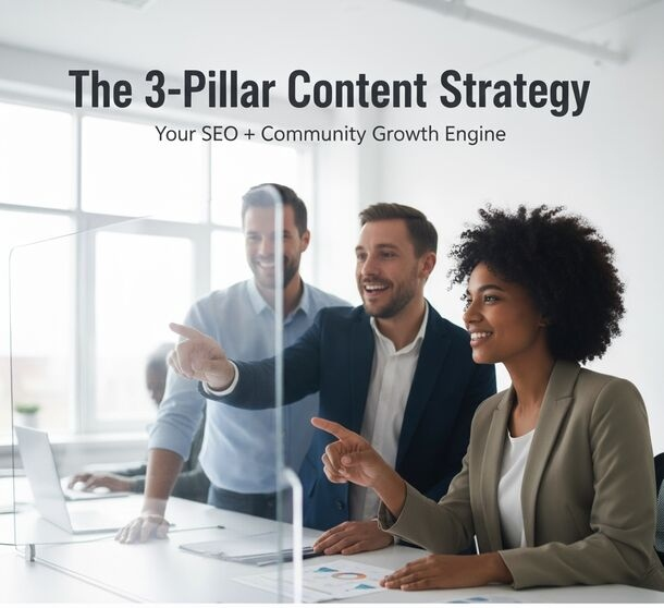 The 3-Pillar content strategy for SEO and community growth